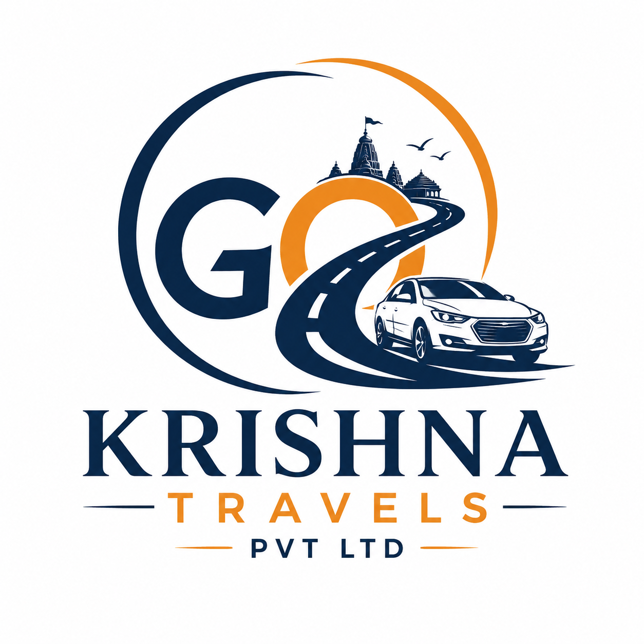 go krishna travels private limited logo